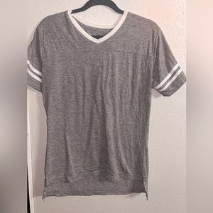 V neck baseball shirt
